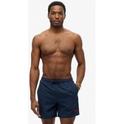 Superdry Homme Short de Bain Essential 40cm Bleu Marine Taille: S