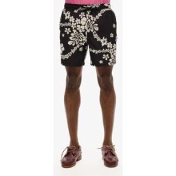 Superdry Homme Short de Bain à Imprimé Hawaïen Recyclé Longueur 43 cm Noir Taille: S