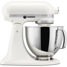 KitchenAid Artisan 5KSM125-EPL Porcelain White - Batteur mélangeur planétaire avec tête relevable
