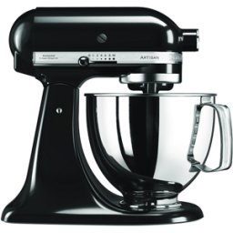 KitchenAid Artisan 5KSM125-EOB Noir Onyx - Batteur mélangeur planétaire à tête relevable