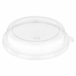 Couvercle haut en PET pour bol en cellulose naturelle 500 ml de