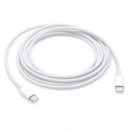 Apple MLL82 - Câble USB Type-C à Type-C (2m, Blanc) - Original, En Vrac
