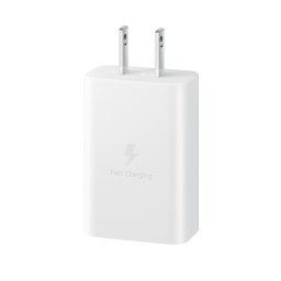 Samsung EP-T1510XWE - Chargeur Secteur Complet - Adaptateur 15W & Câble USB Type-C vers Type-C - Blanc - Emballage Original