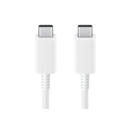 Samsung EP-DX510JWEGEU - Câble USB Type-C Vers USB Type-C (5A - 1,80m) Blanc - Emballage Original