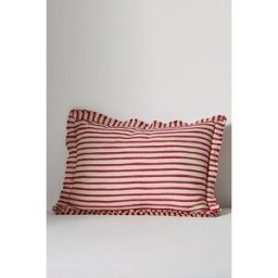 Coussin de luxe mélange de lin chez Anthropologie