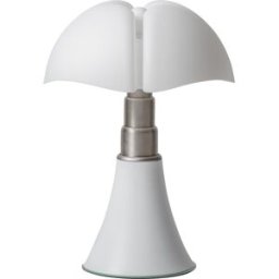 Martinelli Luce - Lampe de table Pipistrello - Blanc - Aluminium peint mat - Designer Gae Aulenti