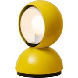 Artemide - Lampe de table Eclisse - Jaune - Métal verni - Designer Vico Magistretti