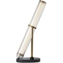DCW éditions - Lampe de table Frechin - Blanc - Verre borosilicaté - Designer Jean-Louis Frechin