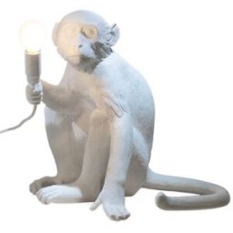 Seletti - Lampe de table Animaux - Blanc - Résine - Designer Marcantonio