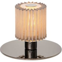 DCW éditions - Lampe de table In the sun - Argent - Aluminium - Designer D. Perrault & G. Lauriot-Prévost