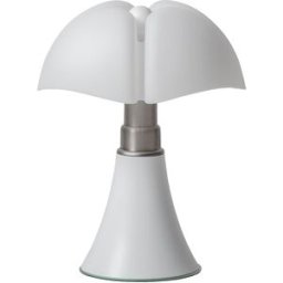 Martinelli Luce - Lampe de table Pipistrello - Blanc - Aluminium peint mat - Designer Gae Aulenti
