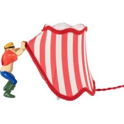Seletti - Lampe de table Circus - Rouge - Tissu polyester - Designer Uto Balmoral