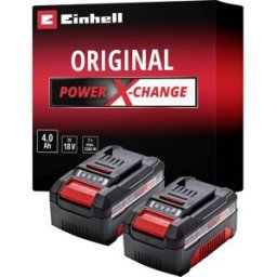 Einhell 4511489 PXC-Twinpack 4 Ah Power X-Change Batterie pour outil 18 V 4 Ah Li-Ion