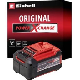 Einhell 4511437 Power X-Change Plus 18V 5,2Ah P-X-C Batterie pour outil 18 V 5.2 Ah Li-Ion