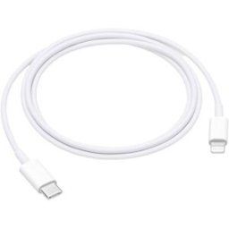 Apple Câble USB Second choix (emballage endommagé / manquant) USB-C® mâle, Connecteur Lightning 1.00 m blanc MUQ93ZM/A-B