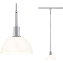 Paulmann Sarrasani Luminaire à suspendre URail E14 chrome (mat), opale
