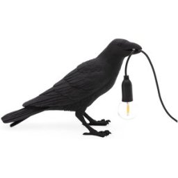 Seletti - Lampe de table Animaux - Noir - Résine - Designer Marcantonio