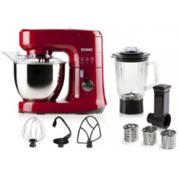 DOMO-ELEKTRO DOMO Robot de cuisine avec blender 700W, rouge DO9145KR
