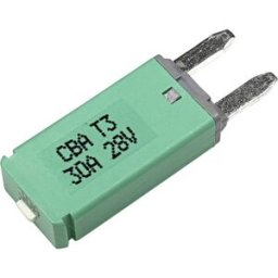 Hansor Circuit Breaker Mini, type 3. Manual Reset, 30A CBA3 Series 30A Disjoncteur pour fusible plat standard 30 A vert 1 pc(s)