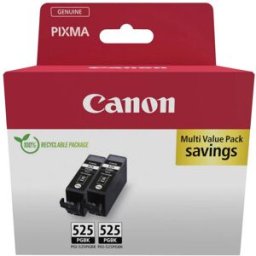 Canon Encre PGI-525 BK Twin Pack dorigine paquet de 2 noir 4529B017