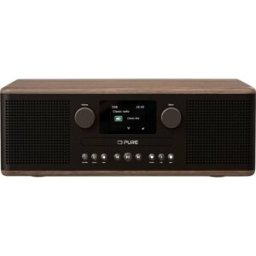 Pure Classic C-D6 Coffee Black/Walnut EU/UK Radio-lecteur CD DAB, DAB+, FM noir, noix