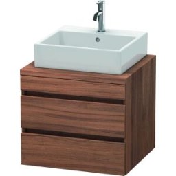 Duravit DuraStyle vasque DS531507979 60 x 54,8 cm, noyer naturel, pour console, 2 tiroirs