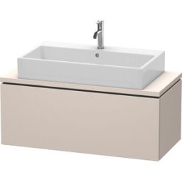 L-Cube Duravit vasque LC580409191 102 x 47,7 cm, taupe mat, pour console, coulissant 2000