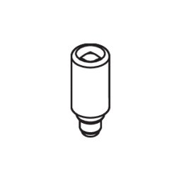 Hewi 477 antivol 1856598 pour porte-papier WC 477.21.150, blanc de sécurité