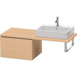 Duravit L-Cube meuble bas LC583303030 62 x 54,7 cm, Eiche natur , pour console, 2000 coulissant
