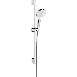 Hansgrohe Crometta Vario ensemble de douche 26532400 blanc chromé , avec barre de douche de 65 cm