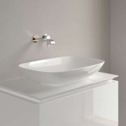 Villeroy und Boch Vasque à poser Villeroy et Boch Loop & Friends 4A5000R1 62x42cm, sans plage de robinetterie, avec trop-plein, blanc à CeramicPlus