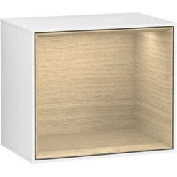 Villeroy und Boch Villeroy et Boch module d' Finion Villeroy et Boch FD10PCGF 41,8x35,6x27cm, étagère Oak Veneer , laqué blanc brillant