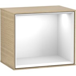 Villeroy und Boch Villeroy et Boch module d' Finion F590GFPC 41.8x35.6x27cm, station de charge, étagère Glossy White , Oak Veneer