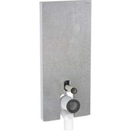 Geberit Monolith WC module 131233JV5 Hauteur 114 cm, façade aspect béton, côté aluminium