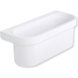 Hewi System 800 panier de douche 800.03.30060AS 250x90x106mm, insert en plastique, blanc mat