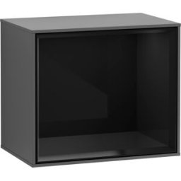 Villeroy und Boch Villeroy et Boch module d' Finion Villeroy et Boch FD10PHGK 41,8x35,6x27cm, étagère Glossy Black, Anthracite mat