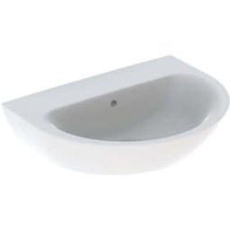 Geberit Renova lavabo 500663018 65 x 50 cm, blanc / KeraTect, sans trou pour robinetterie, avec trop-plein