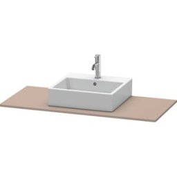 Duravit console XSquare XS060F04343 120x55cm, avec découpe 2000 , basalte mat