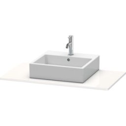 Duravit console XSquare XS060E02222 100x55cm, avec découpe 2000 , blanc brillant
