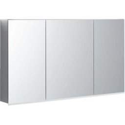 Geberit Option Plus armoire de toilette miroir 500592001 120x70x17,2 cm, avec eclairage, miroir cosmétique, 3 portes