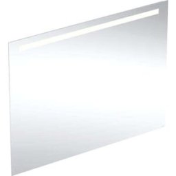 Geberit Option Basic Miroir lumineux carré 502815001 éclairage au-dessus, 120 x 90 cm