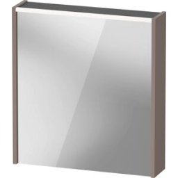 Duravit D-Code armoire à glace DC7105L43432000 650x700 mm, blanc, avec éclairage et prise J