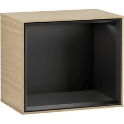 Villeroy und Boch Villeroy et Boch module d' Finion F580PDPC 41.8x35.6x27cm, étagère noir mat, Oak Veneer