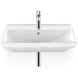 Duravit D-Neo lavabo 2366550000 55 x 44 cm, avec trou pour robinet, trop-plein, plage de robinetterie, blanc