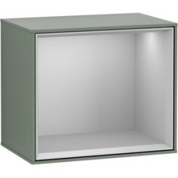 Villeroy und Boch Villeroy et Boch module d' Finion F590GJGM 41.8x35.6x27cm, station de charge, étagère gris clair, Olive Matt Lacquer