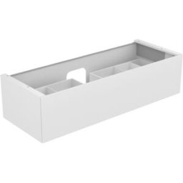 Keuco Edition 11 vasque 31361270100 140 x 35 x 53,5 cm, avec éclairage LED, blanc , verre satiné match2