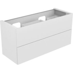 Keuco Edition 11 vasque 31264210100 140 x 70 x 53,5 cm, avec éclairage LED, laqué blanc brillant