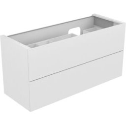 Keuco Edition 11 vasque 31269300100 140 x 70 x 53,5 cm, avec éclairage LED, finition satinée, verre blanc