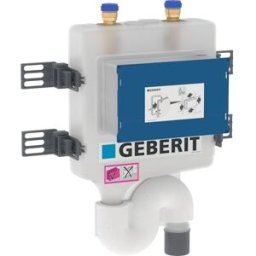 Geberit hygiène flush 616236001 d = 50mm, sans interfaces, montage en saillie / encastré, 2 connexions murales