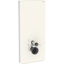 Geberit Monolith WC compact module 131231JL5 Hauteur 114cm, façade verre gris sable, côté aluminium